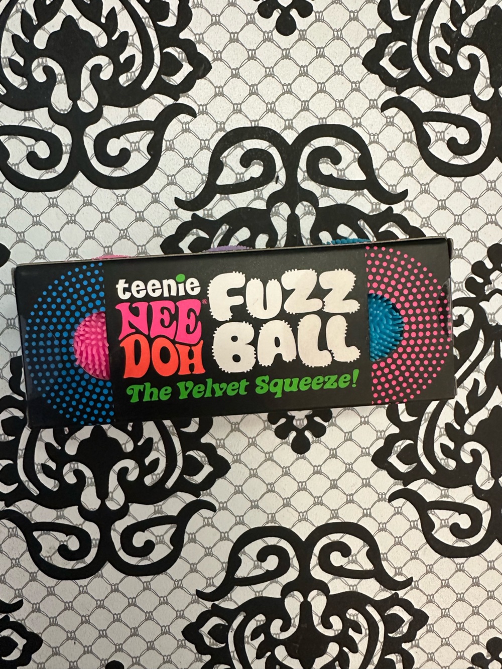 Teenie Fuzz NEEDOH Ball - Blue & Pink and Purple